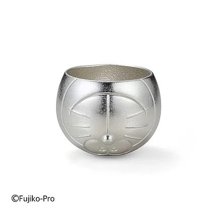 Nousaku 2-Piece Doraemon and Dorami Tin Sake Cup Gift Set