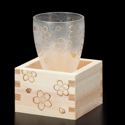 Aderia Premium Sakura Masu Sake Glass Gift Box