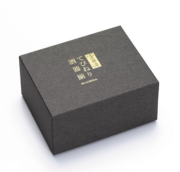 日本 Aderia 金羅凛 手作金箔玻璃杯禮盒