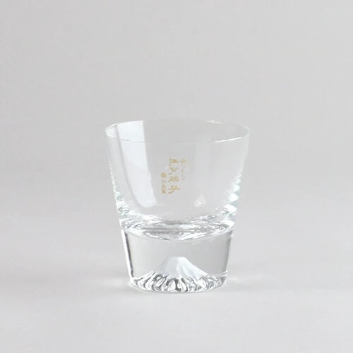 日本 田島硝子 手作富士山玻璃 威士忌酒杯 130ml 禮盒裝