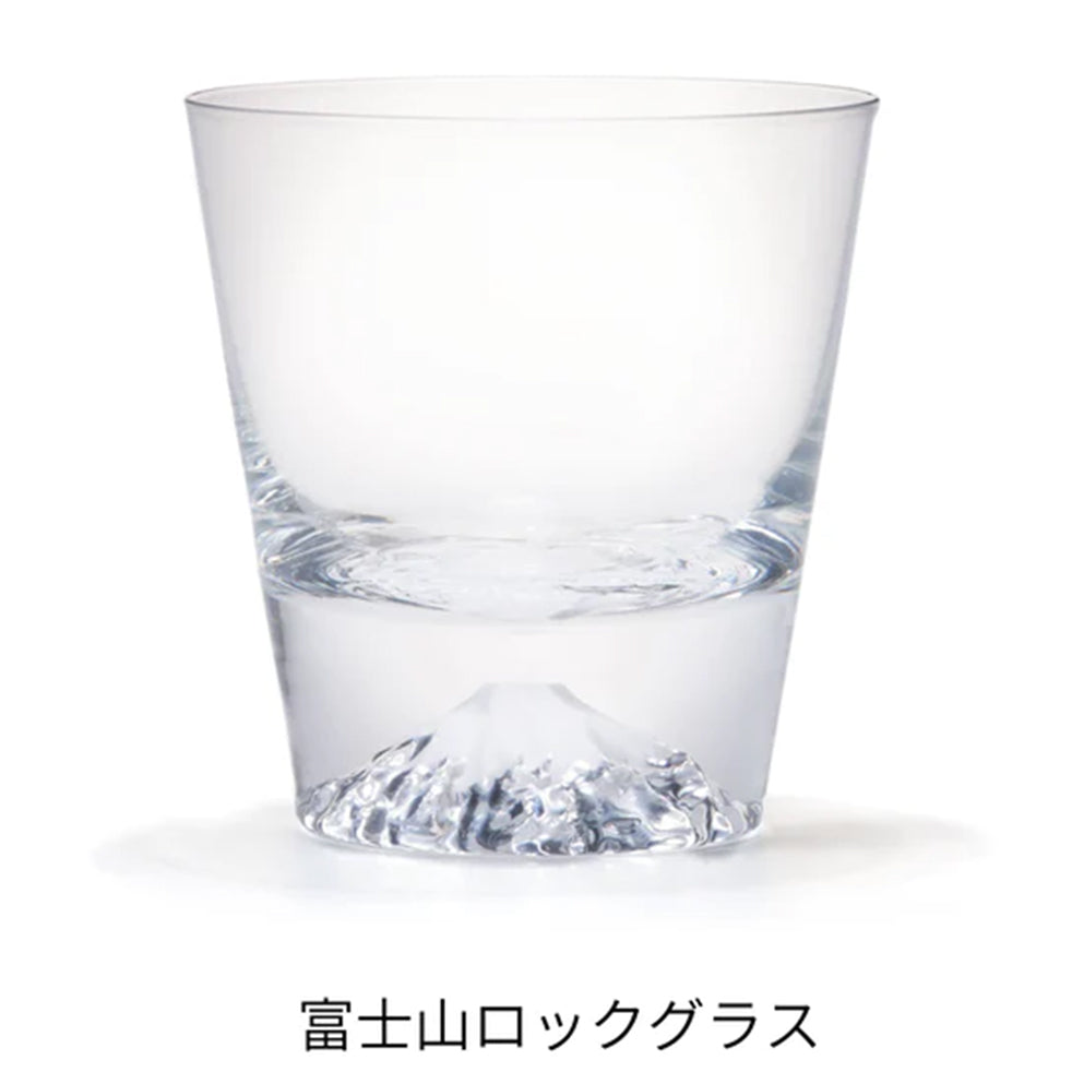 日本 田島硝子 手作富士山玻璃 威士忌酒杯 270ml 禮盒裝