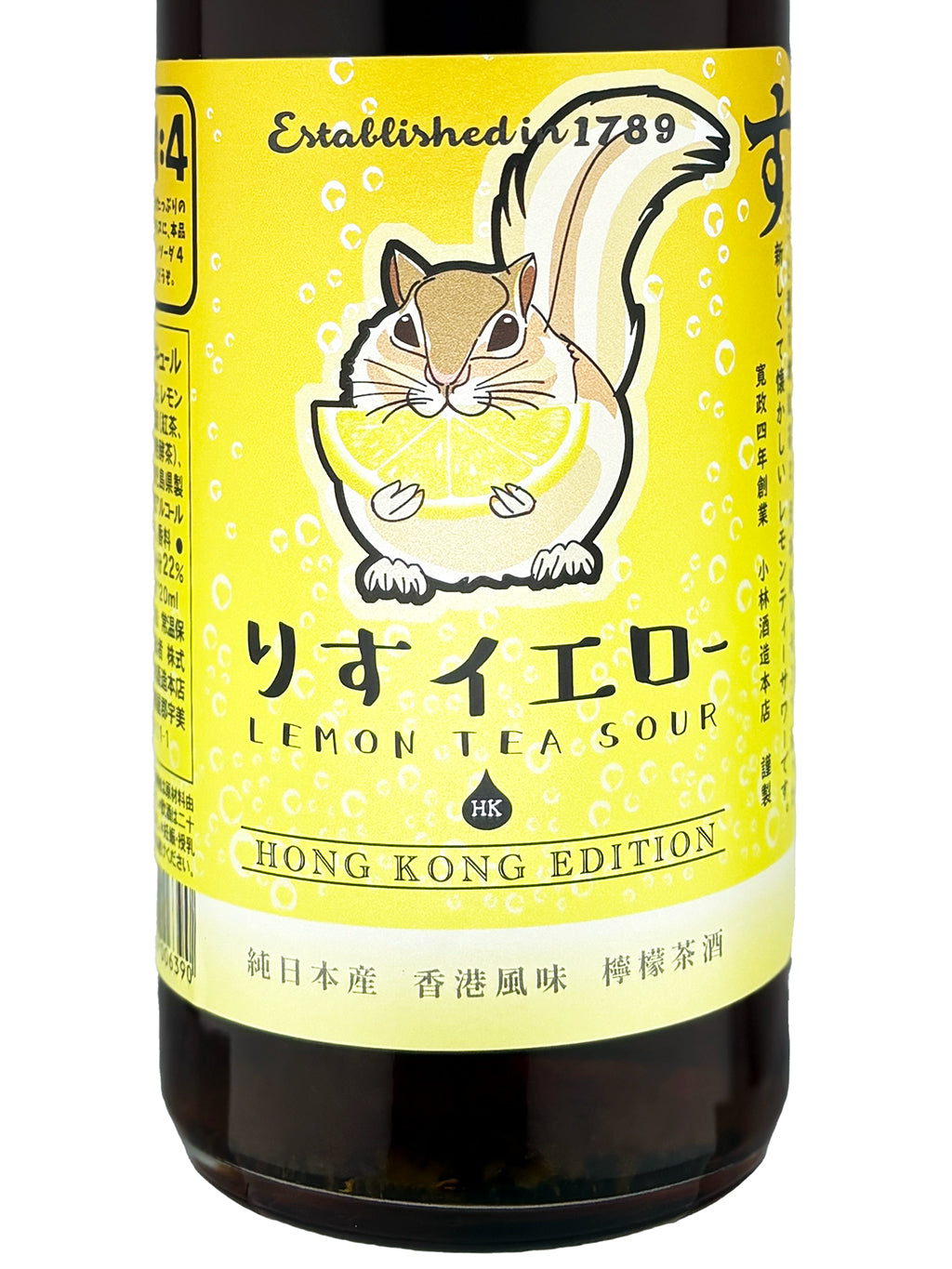 松鼠牌 香港限定版 檸檬茶酒 720ml
