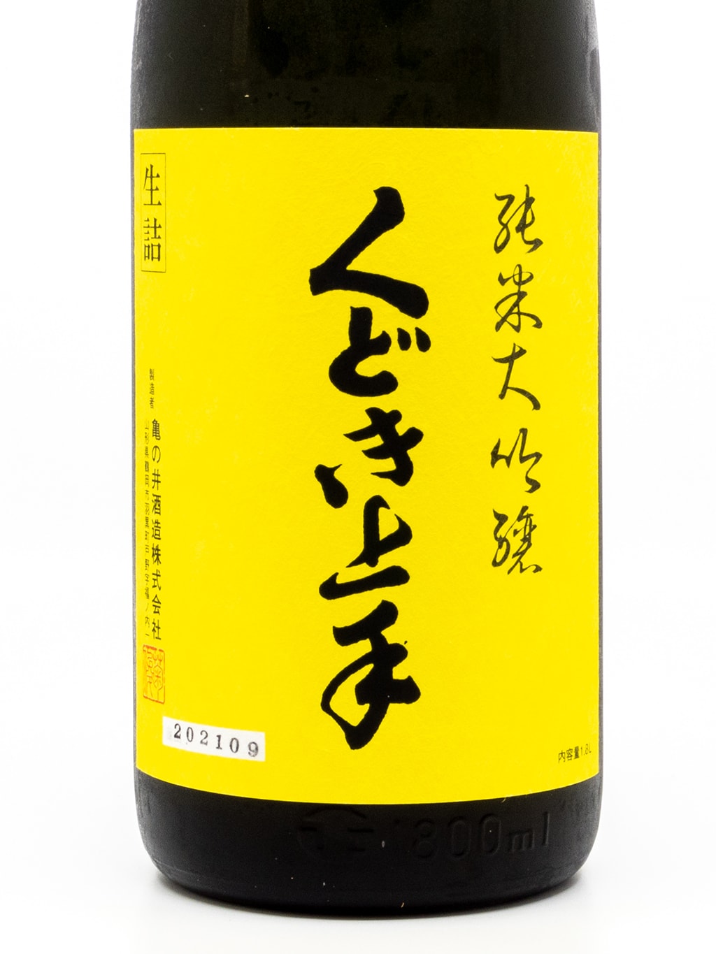 くどき上手 播州山田錦35 純米大吟釀 生詰 1800ml