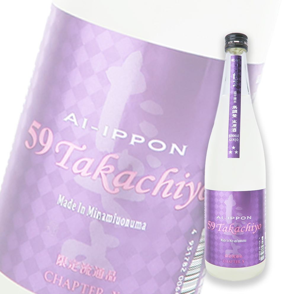 高千代 59 爱山×一本〆 纯米吟酿 无调整生原酒 720ml