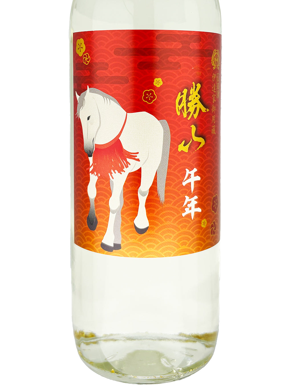 胜山 2026 马年干支 袋吊 金箔 纯米大吟酿 720ml 礼盒装