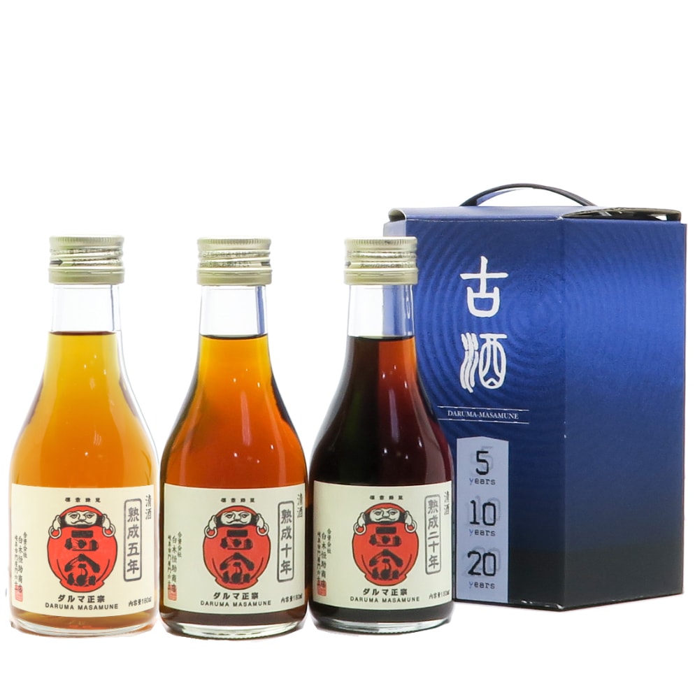 达磨正宗 5年10年20年 熟成古酒品饮套装 (180ml 三瓶装)