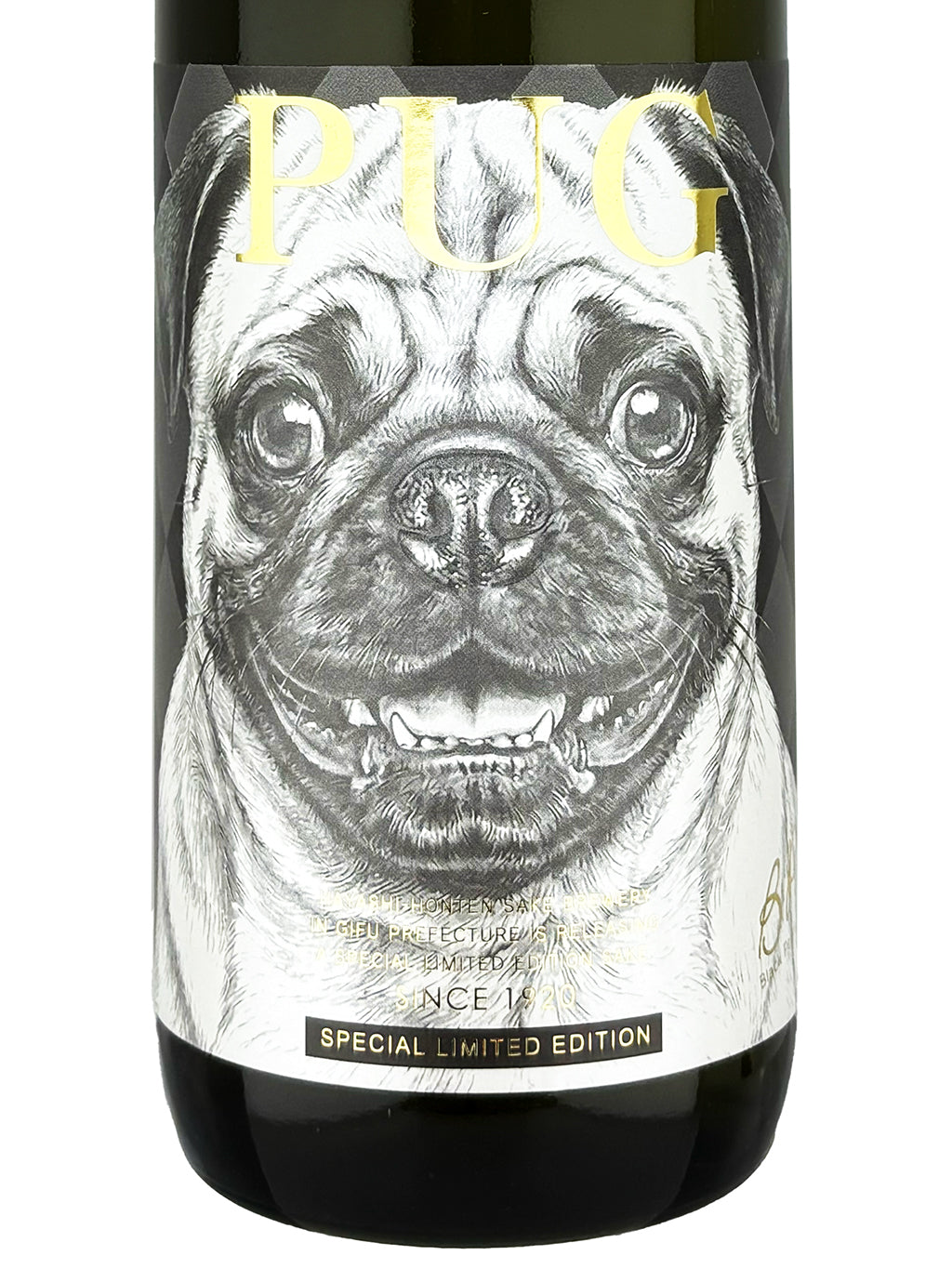 Hayashi Honten PUG Black Pearl Junmai Daiginjo Muroka Nama Genshu 720ml