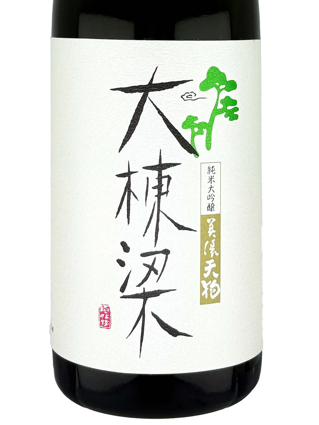 美濃天狗 大棟梁 純米大吟釀 無濾過原酒 720ml 禮盒裝 — front