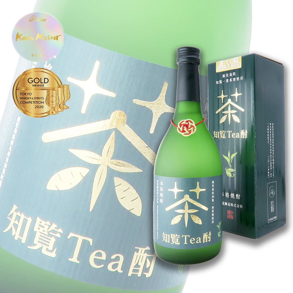 知覽Tea酎 茶葉芋燒酎 720ml 禮盒裝