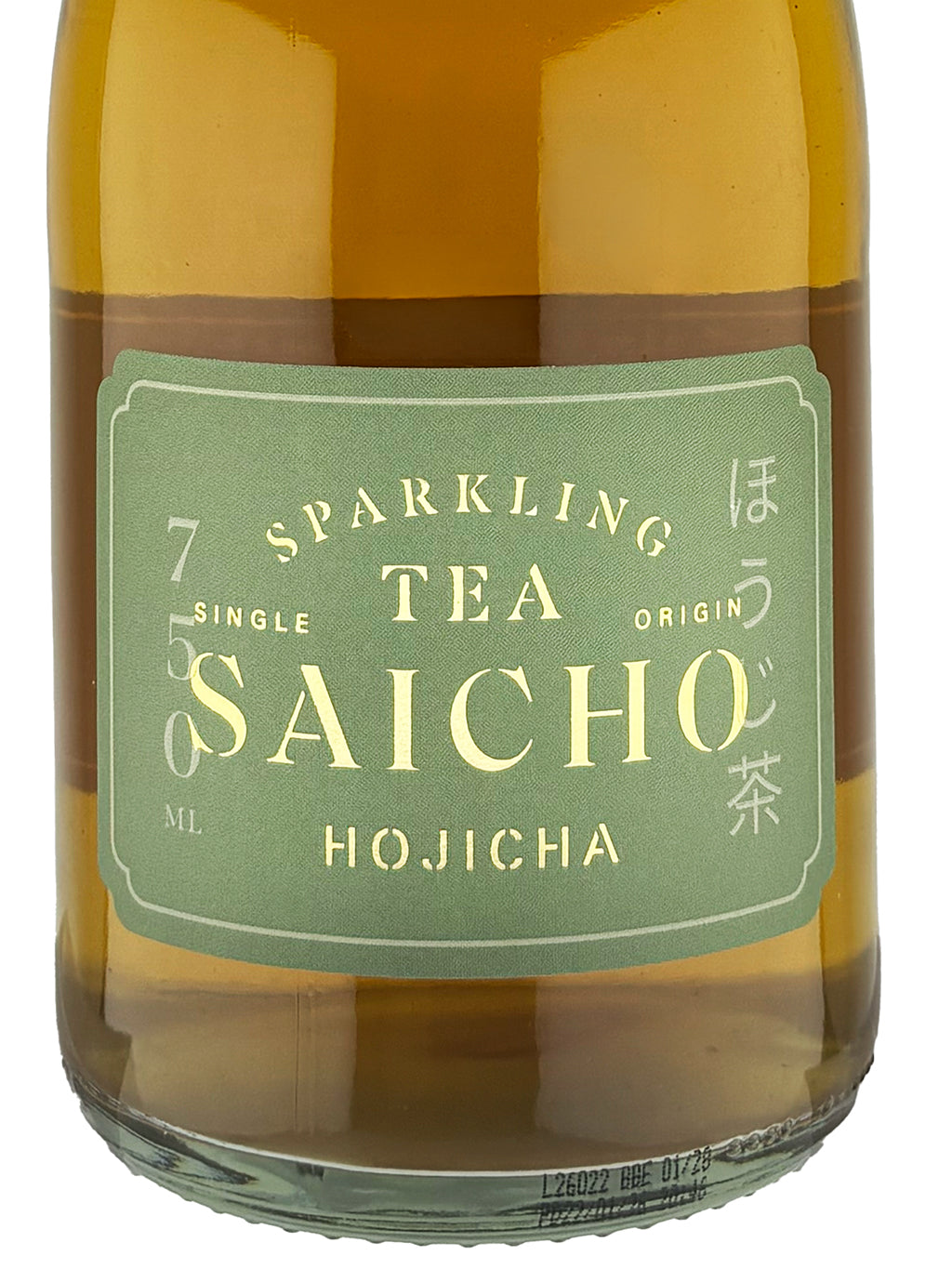 Saicho 冷萃焙茶氣泡茶 750ml 禮盒裝