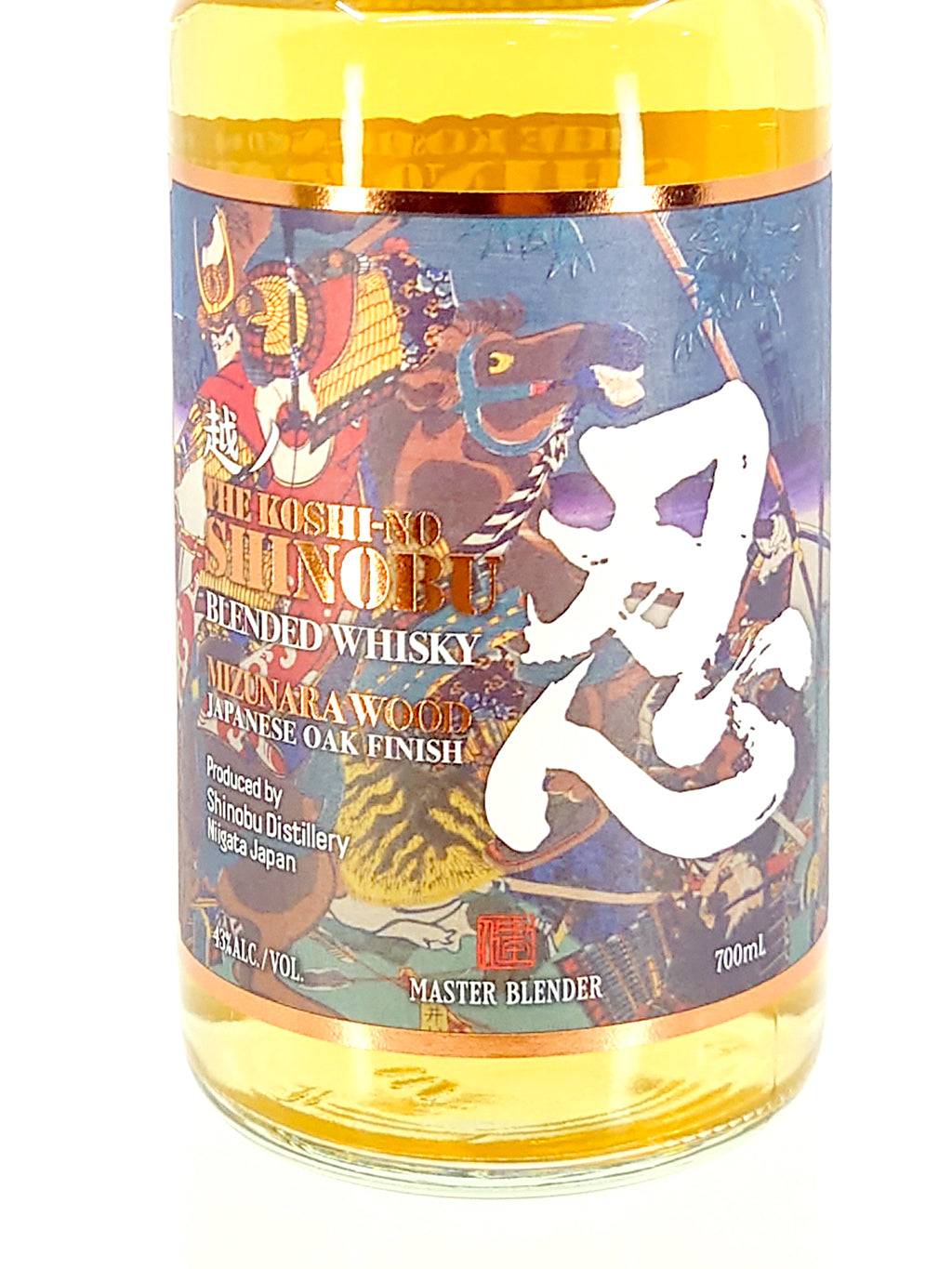 忍 Shinobu 水楢桶熟成 調和威士忌 700ml 禮盒裝