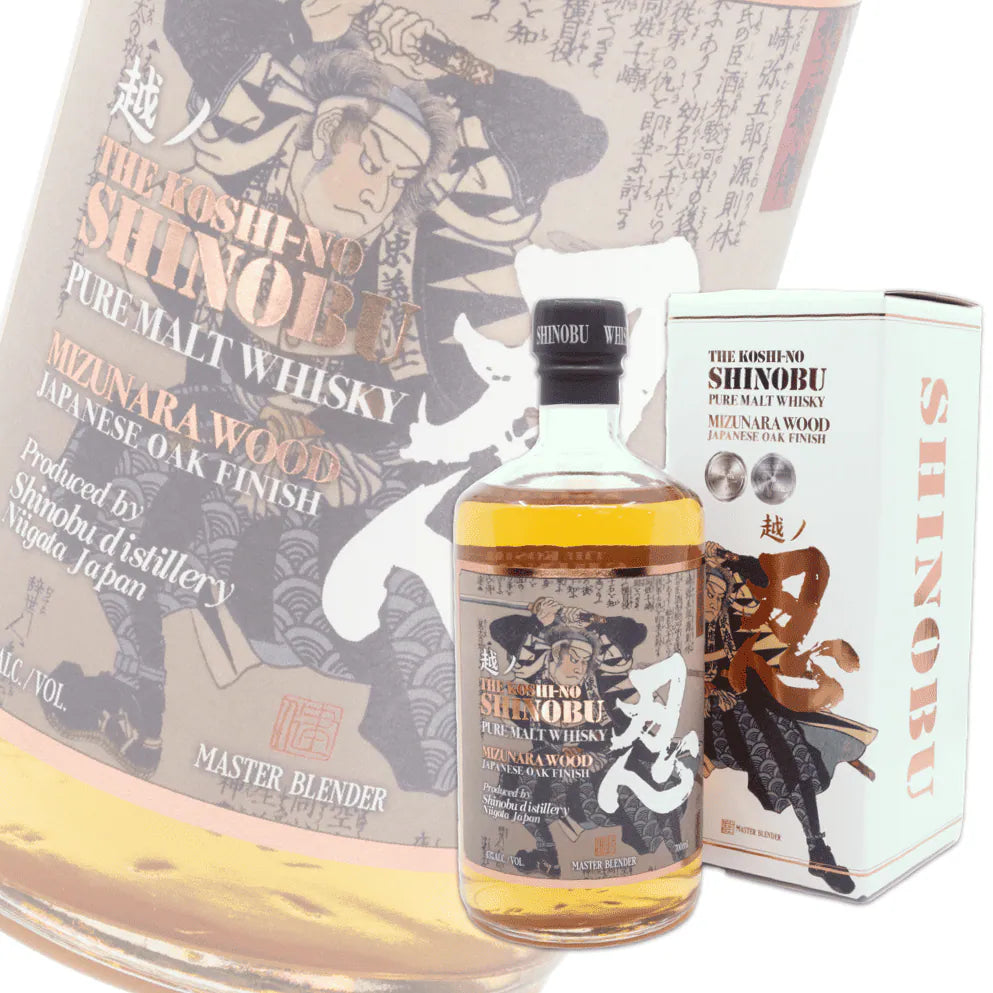 忍 Shinobu 水楢桶熟成 純麥威士忌 700ml 禮盒裝