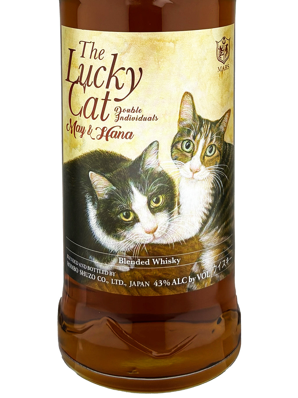 Mars 幸運貓 The Lucky Cat May & Hana 調和威士忌 700ml 禮盒裝