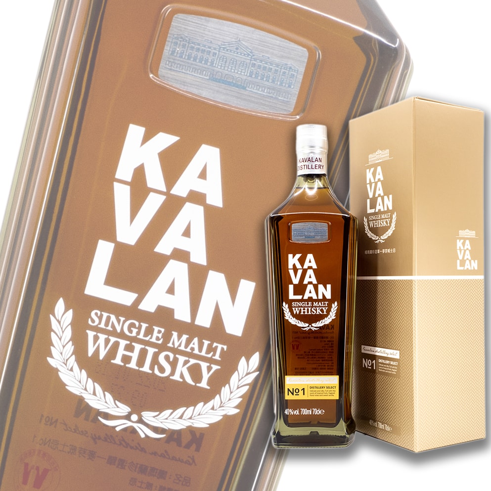 噶瑪蘭 Kavalan 珍選No.1 台灣單一麥芽威士忌 700ml 禮盒裝