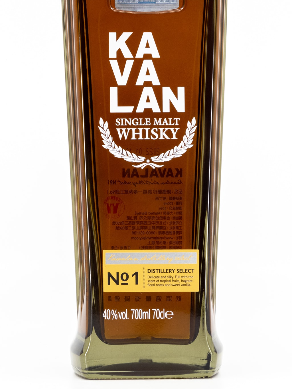 噶瑪蘭 Kavalan 珍選No.1 台灣單一麥芽威士忌 700ml 禮盒裝