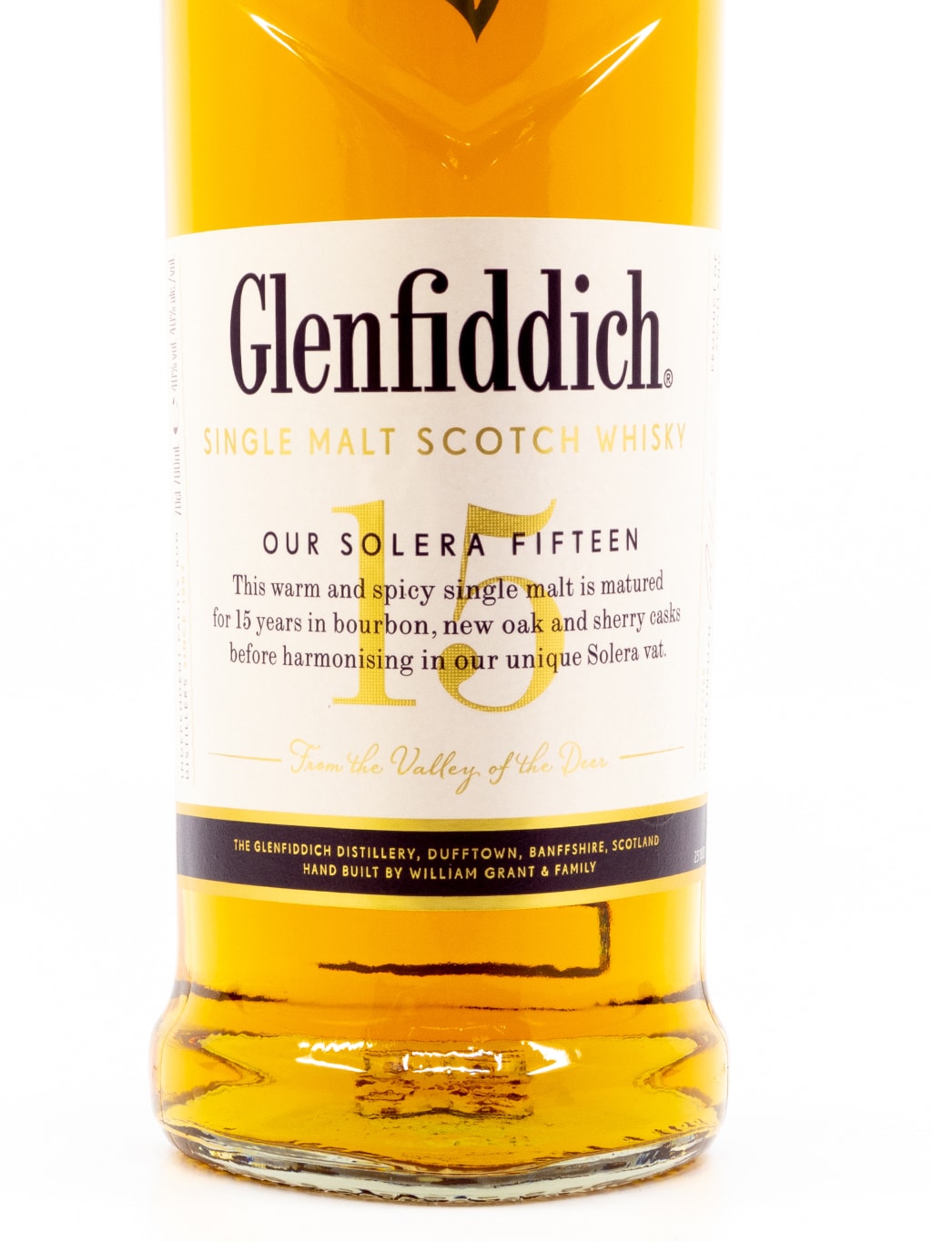 格兰菲迪 Glenfiddich 15 YEARS 苏格兰单一麦芽威士忌 700ml 礼盒装