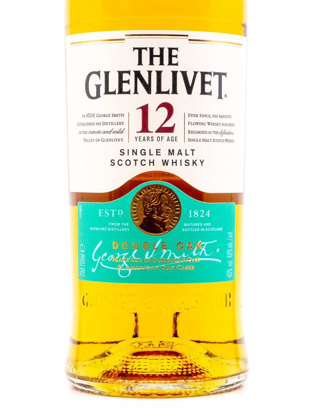 格蘭利威 The Glenlivet 12 YEARS Double Oak 雙桶熟成 蘇格蘭單一麥芽威士忌 700ml 禮盒裝