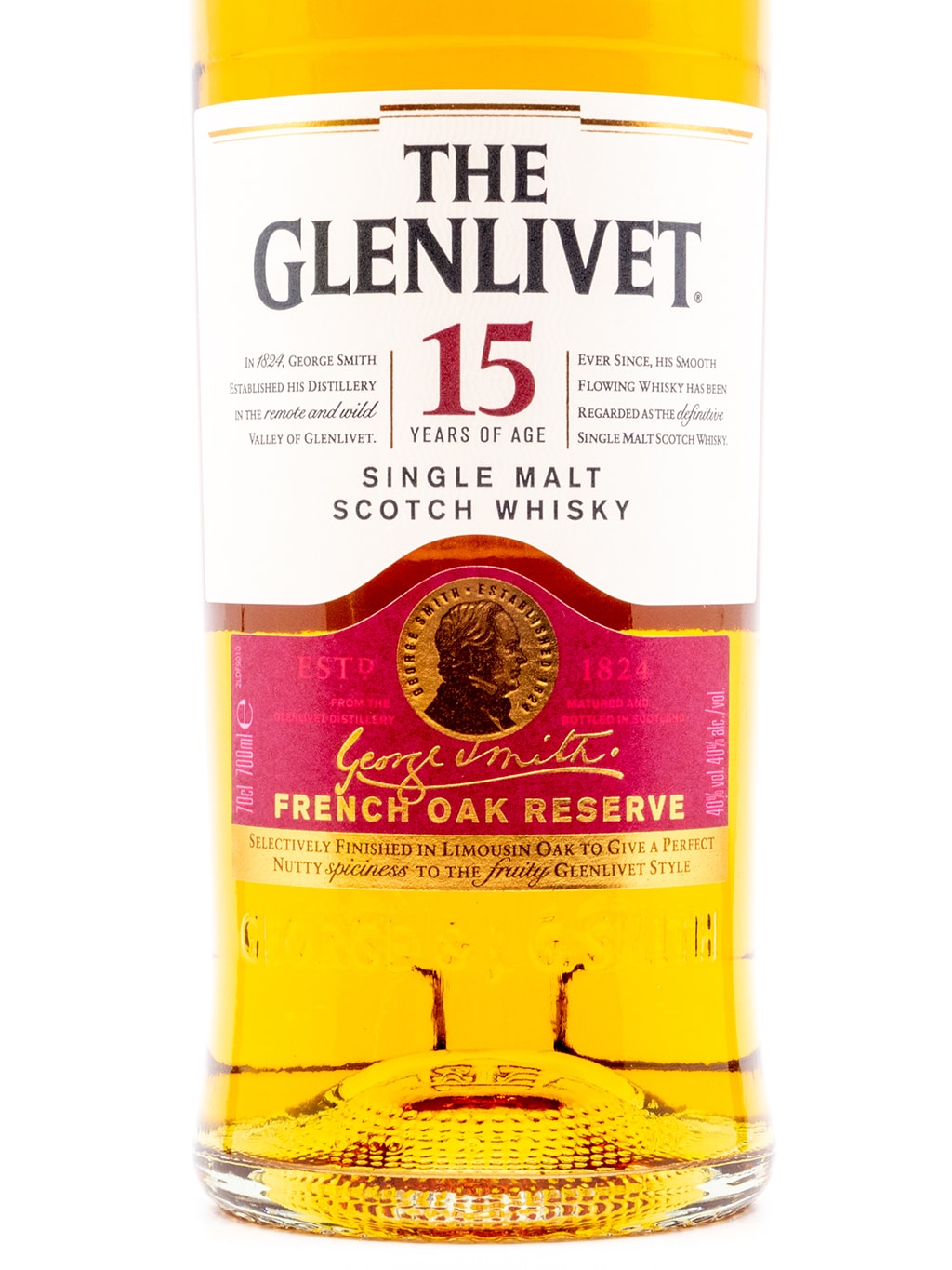 格蘭利威 The Glenlivet 15 YEARS 蘇格蘭單一麥芽威士忌 700ml 禮盒裝