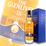 格兰利威 The Glenlivet 18 YEARS 苏格兰单一麦芽威士忌 700ml 礼盒装