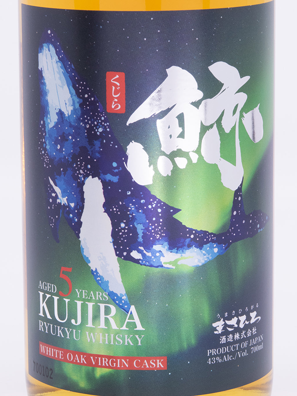 鯨 Kujira 5 YEARS 橡木桶熟成 日本單一穀物威士忌 700ml 禮盒裝