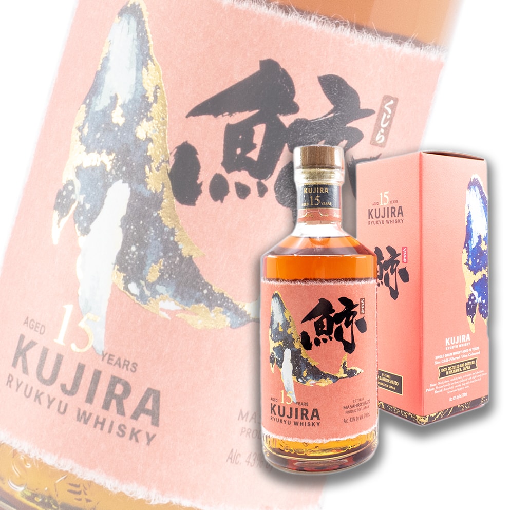鯨 Kujira 15 YEARS 混合桶熟成 日本單一穀物威士忌 700ml 禮盒裝