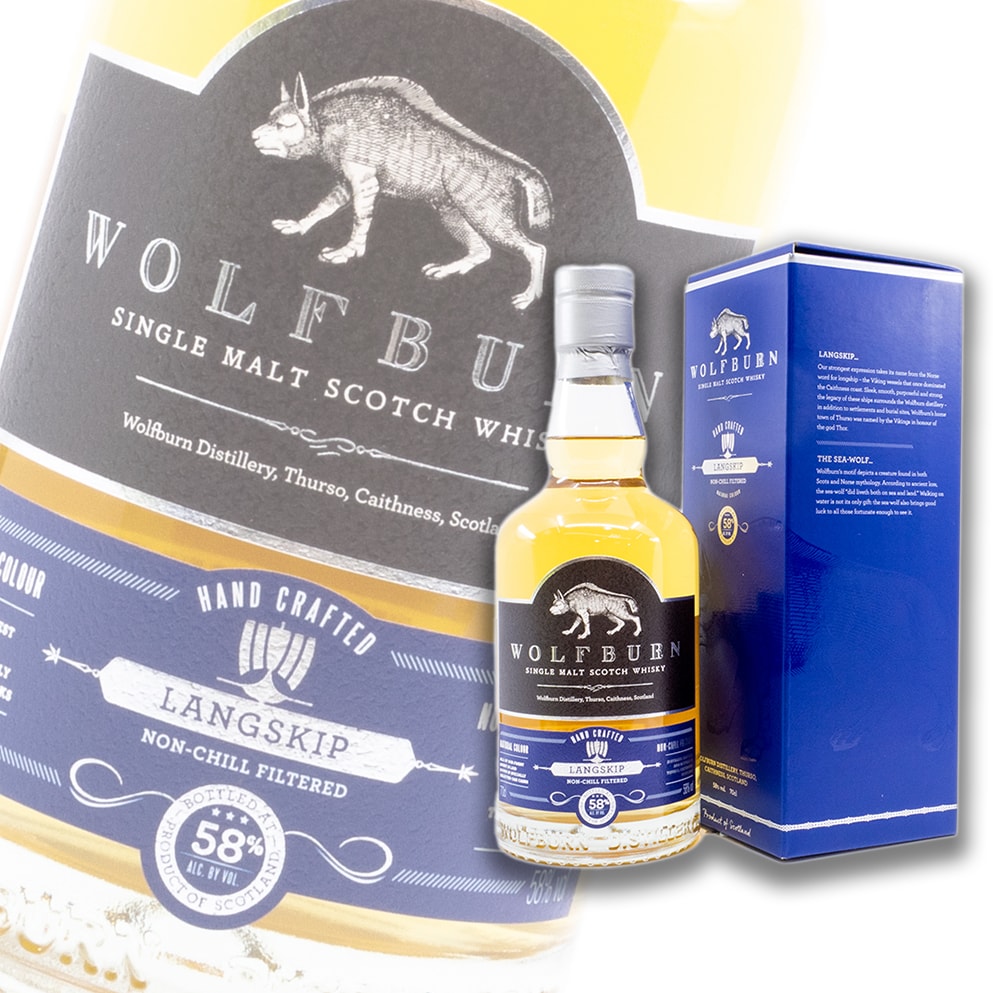 Wolfburn Langskip Cask Strength 蘇格蘭單一麥芽威士忌原酒 750ml 禮盒裝
