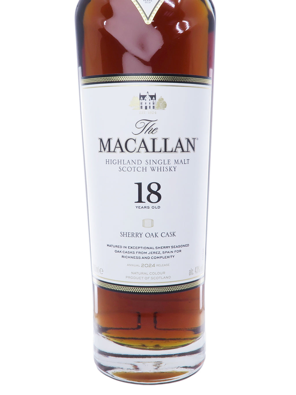 麥卡倫 Macallan 18 YEARS 雪莉單桶 單一麥芽威士忌 2026 700ml 禮盒裝