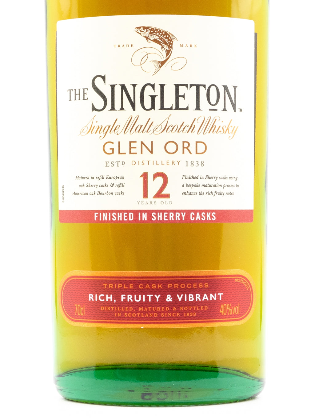 蘇格登 Singleton 12 YEARS 蘇格蘭單一麥芽威士忌 700ml 禮盒裝