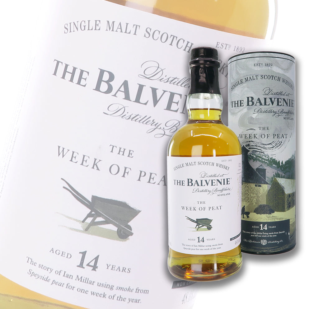 百富 The Balvenie 14 YEARS The Week of Peat 苏格兰单一麦芽威士忌 700ml 礼盒装