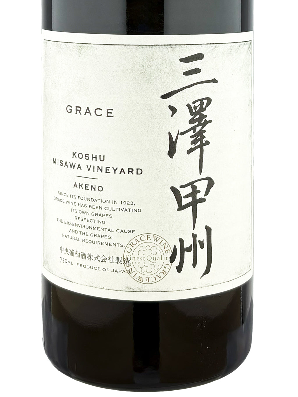 Grace Wine Misawa Akeno Koshu 三澤特釀明野甲州 2021 日本白酒 750ml