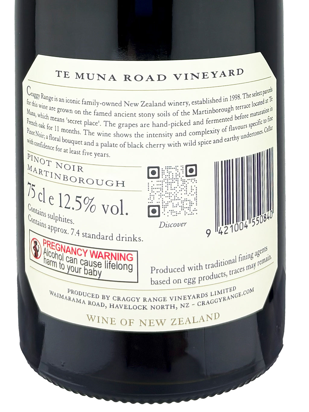 Craggy Range Te Muna Pinot Noir 2023 750ml